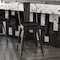 Flash Furniture 24" Black Metal Counter Stool-Black Poly Seat CH-31320-24GB-BK-PL2B-GG - alternate 2